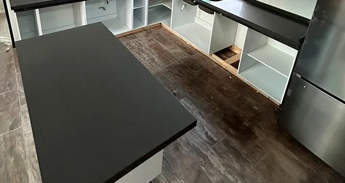 Superficies de quarzo graphite