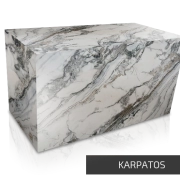 Cubierta de cuarzo modelo Karpatos