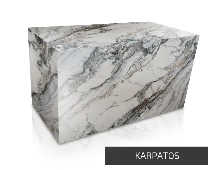 Cubierta de cuarzo modelo Karpatos